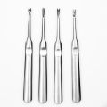 Handmade Leather Stitching Kit U+V Shaped Skiving Punching Tool with Edge Beveler for Leathercraft Projects.
