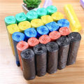 Disposable Flat-mouth Garbage Bag In Roll New Material Thickened And Strong Household Kitchen Bedroom Color Garbage Bag 45x50cm.