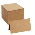 20/50pcs Kraft Paper Color Wedding Place Card Table Card Festival Party Banquet Sign-in Table Name Seat Card. 