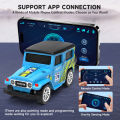 JCMO Mini RC Car 1:64 App/2.4Ghz Remote Control Desktop Small Portable Toy Off Road Vehicle Alloy Carshell For Children Gift New. 
