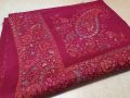 Winter 4 border Kashmiri Hand Embroidered Shawl For Women/Girls. 