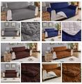Quilted sofa cover. 