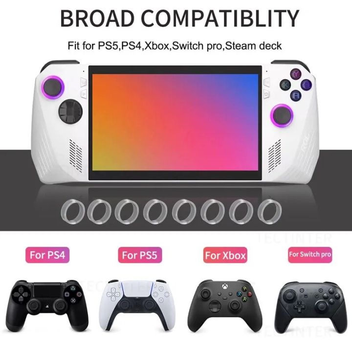 8%20PCS%20Ring%20Cover%20Elastic%20Protective%20Rocker%20%20Ring%20For%20PS5/%20PS4/%20Switch%20PRO%20Joystick%20Silicone%20for%20Rog%20Ally%20Game%20Console%20-%20Image%203