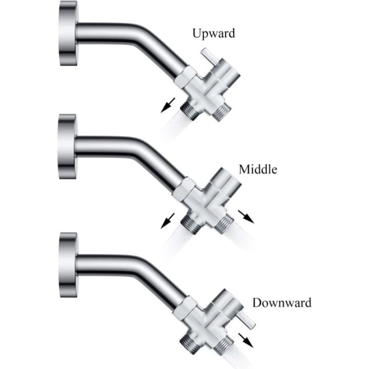 Brass%203-way%20G1/2%20Shower%20Diverter%20Valve%20Water%20Separator%20Shower%20Tee%20Adapter%20Adjustable%20Faucet%20Switcher%20Bathroom%20Replacement%20Part%20-%20Image%205