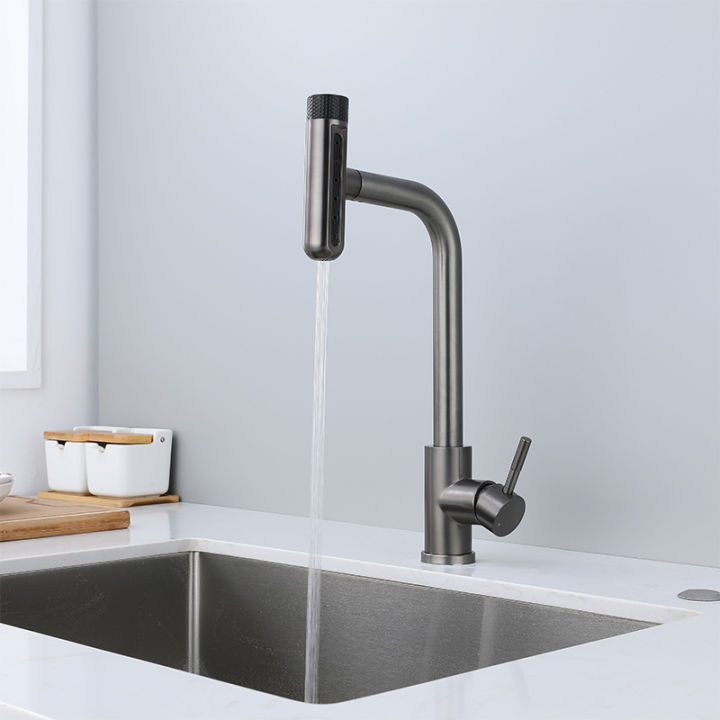 6%20Mode%20Gray%20Kitchen%20Faucets%20Pull%20Out%20Rotation%20Waterfall%20Black%20Stream%20Sprayer%20Head%20Sink%20Mixer%20Brushed%20Nickle%20Water%20Tap%20Accessorie%20-%20Image%205