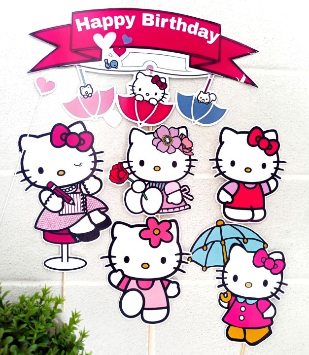 Hello%20Kitty%20Theme%20Printable%20Picture%20Cake%20Topper%20Pack%20for%20To%20Decorate%20the%20Cake%20-%20Image%206
