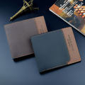 Wallet for Men - Leather Vintage Short Style Multi-card Soft Purse Multi-function Purse Two Color. 