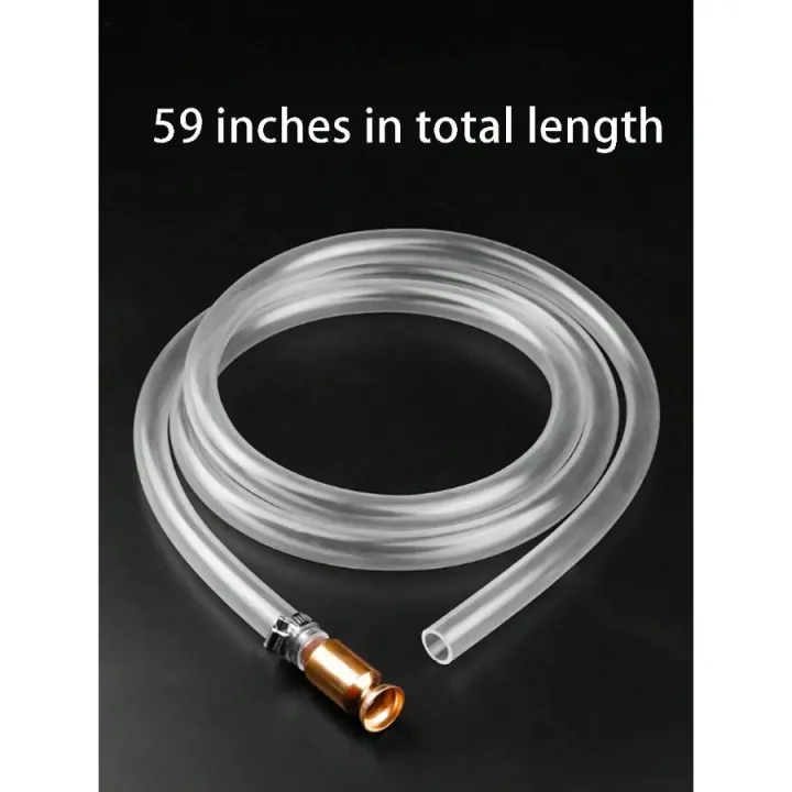 1PC shake a pumping pipe copper siphon pumping refueling pipe manual ...