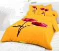 King size cotton bed sheet with matching 3  pillow covers. 