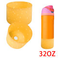 New Coaster For Owala 24oz 32oz 40oz Silicone Water Boot Anti-Slip Protective Sleeve Bottom Protector Bottle Outdoor Bike. 