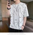 Avone ** ready to ship from Thailand ** Korean fashion Men's Round neck T-shirt 0081. 