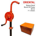 Rotary Hand Pump, Barrel Pump Hand Crank Oil Gasoline Fuel Heavy Duty Industrial Automotive and Agricultural Applications. 