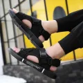 Men Sandals Soft Comfortable Non-Slip Men Shoes High Quality Woven Beach Sandals Mens Gladiator Sandals Summer Casual Flat Shoes. 
