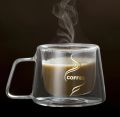 Double walled mug, Coffee mug 210ml, drink mug ,double wall glass mug,transparent mug, Coffee mug.. 