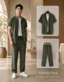 Summer Breeze Collection: Men's Stylish Breathable Half-Sleeve Shirt & Trouser – Lightweight Comfort for Hot Days!. 