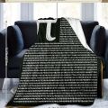 Pi Number Math-Themed Flannel Blanket - Cozy Pi Day  for Students Teachers Mathematicians. 