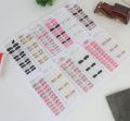 Fashion 24 pcs Set of Chrome Magnetic False Nails / Sticky Glue ADHESIVE Nail / Press on Nails Set For Girls / Artificial Chrome Nails For ladies/ Professional and Branded nails for Women/ Fashion Nahun high quality by HBI. 