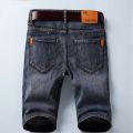 Denim Shorts Men's Summer Thin Straight Classic Designer Business Short Jeans Brand Clothing Stretch Korean Casual Male Shorts. 