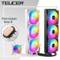 Teucer 120/240/360mm CPU Water Cooler Efficient Liquid Cooling Heatsink Colorful Radiator For LGA 20XX 1700 1200 115X AM4 AM5. 