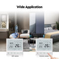WiFi Smart Thermostat 5+2 Programmable 3A Water Heating Tuya Voice Control Thermostat DIY Install LCD Display Smart Temperature. 