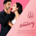 Durex Extra Thin Wild Strawberry Flavored Condom 12pcs Pack Condom for Men | India. 