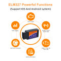 ELM327 V2.1 OBD2 Scanner Bluetooth Car Diagnostic Tool For Android /IOS Code Reader Automotive Fault Detector. 