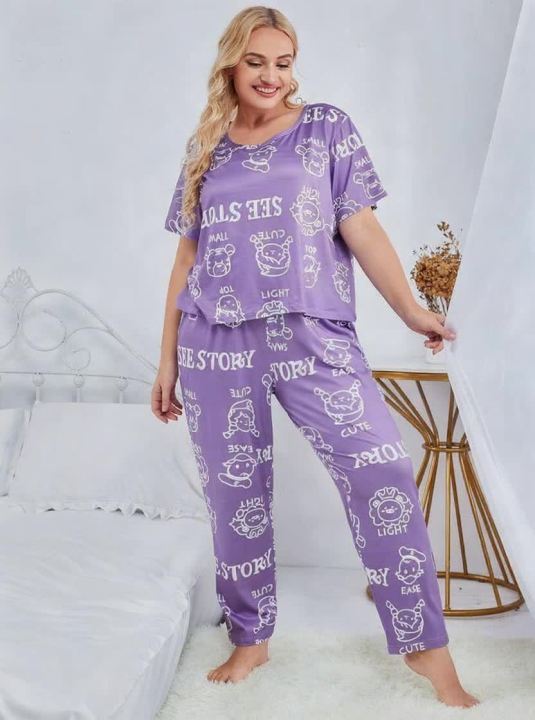 Highly Recommend Nightwear PJ Set Night Dress Loungewear sleepwear Homewear Comfortable | Most selling & MOST Demanding Nightwear by sana saleem