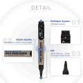 Write and Draw with GXin G-213B Black Refillable Whiteboard Marker Pen – A Set of 12, Easy to Use and Clean, A Unique Choice.