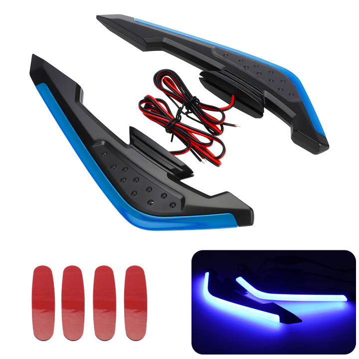 1%20Pair%20Motorcycle%20Front%20Side%20Wing%20LED%20Light%20Kit%20Aerodynamic%20Wing%20Lights%20Universal%20Spoiler%20Lamp%20Motorcycle%20Decorative%20Accessories%20-%20Image%207