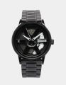 Mens fashion  car wheel rotating  steel watch Baisheng steel rotating watch. 