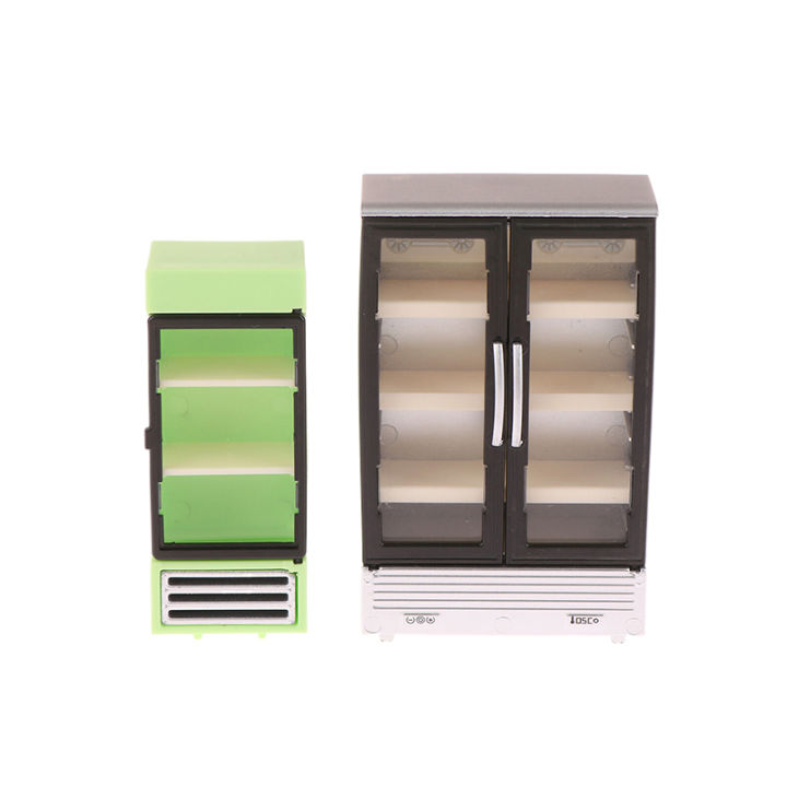1/12%20Dollhouse%20Simulation%20Refrigerator%20Freezer%20Model%20Dollhouse%20Mini%20Furniture%20Accessories%20Dolls%20House%20Decoration%20Toys%20-%20Image%205