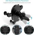 Syncwire Car Phone Holder Gravity Mobile Phone Holder Auto Lock 360° Rotation Universal Air Vent Car Cradle Phone Mount for iPhone 14 13 12 11 Pro Max X 8 7 6 SE 2020 Galaxy S22 S21 S9 HTC Sony Huawei. 
