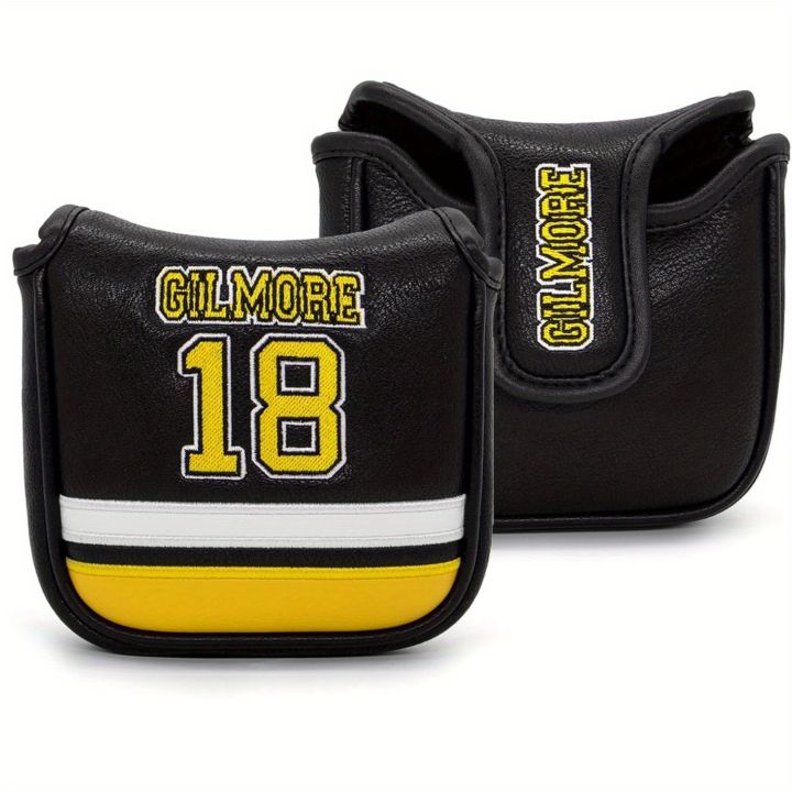 Funny Golf Headcover Golf Club Head Covers Number 18 Golf Blade Mallet Putter Cover, Great Golf Accessories for Men Golfers
