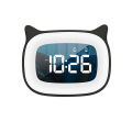 Rechargable Digital Alarm Clock Night Light Touch Snooze Always-on Display Desktop Table Clock 12/24H Dual Alarm Music LED Clock. 