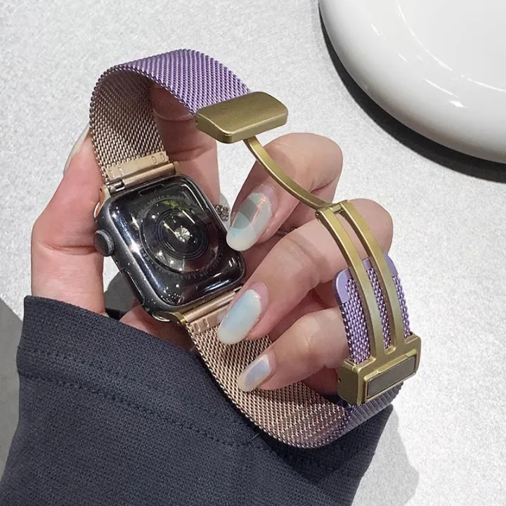 Milanese%20Strap%20For%20Apple%20Watch%20Band%2038mm%2040mm%2041mm%2042mm%2044mm%2045mm%2049mm%20Stainless%20Steel%20Mesh%20Band%20For%20iWatch%20Series%2010%209%208%20SE%207%206%20-%20Image%203