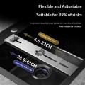 Stainless Sink Sharpening Stone Holder Retractable Whetstone Base Adjustable Sink Whetstone Grinder Rack Outdoor Tableware.