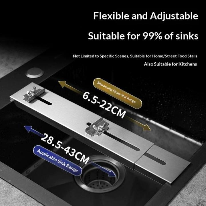 Stainless%20Sink%20Sharpening%20Stone%20Holder%20Retractable%20Whetstone%20Base%20Adjustable%20Sink%20Whetstone%20Grinder%20Rack%20Outdoor%20Tableware%20-%20Image%203