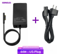 Surface 44W 15V 2.58A Power Supply AC Adapter Charger for Surface Pro 3/4/5/6/7, Surface Laptop 3/2/1, Surface Go/Book.