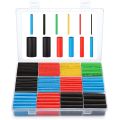 328pcs/560pcs Heat Shrink Sleeve Tubing Insulation Electrical Shrinkable Tube Sleeve Cable 2:1. 