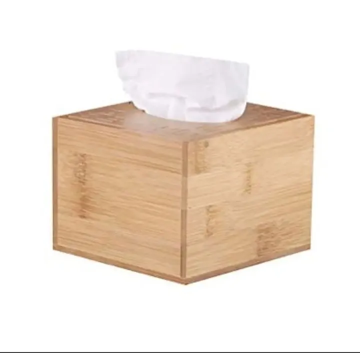 Tissue%20Napkin%20Pop%20Up%20Dispenser%20Bamboo%20Square%20Box%20-%20Image%203
