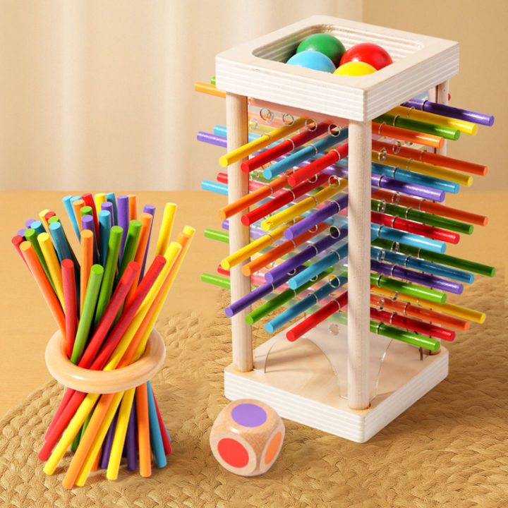 Baby Montessori Sensory Fine Motor Skills Toy Color Cognitive Learning ...