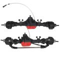 4Pcs Black Brass Link Mounts Front Rear Axle Suspension Mounting Set for 1/10 RC Crawler TRX4 Chassis Bronco Defender Upgrade. 