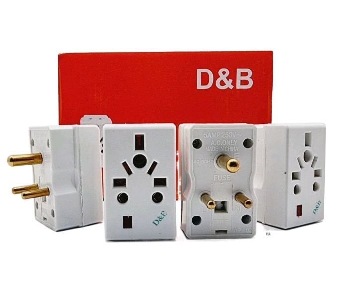 Multi Plug Multi Socket 5A Round & Square pin | Daraz.lk