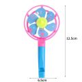 12Pcs 6.5x12.5cm Plastic Color Whistle Pinwheel Game Kids Birthday Party s Back to School s Pinata Filler Giveaway Toys. 