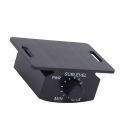 Universal Bass Control Knob 6 Pin Subwoofer Volume Controller with 13ft Extension Cord Compatible with Most Car Amplifier Black. 