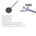 DC 12v 24v F47-A capacitive touch switch module, an inductive proximity sensor switch for arduino sensor touch. 