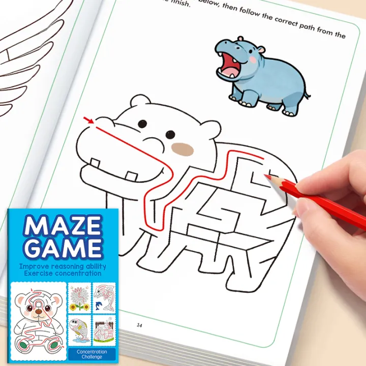 A%2032-Page%20Maze%20Game%20Book%20Designed%20for%20Children%20Aged%203%20and%20Above,%20Ideal%20for%20Preschool%20Learning.%20It%20Helps%20Improve%20Concentration%20and%20Fine%20Motor%20Skills,%20Making%20It%20an%20Excellent%20Birthday%20.%20-%20Image%204