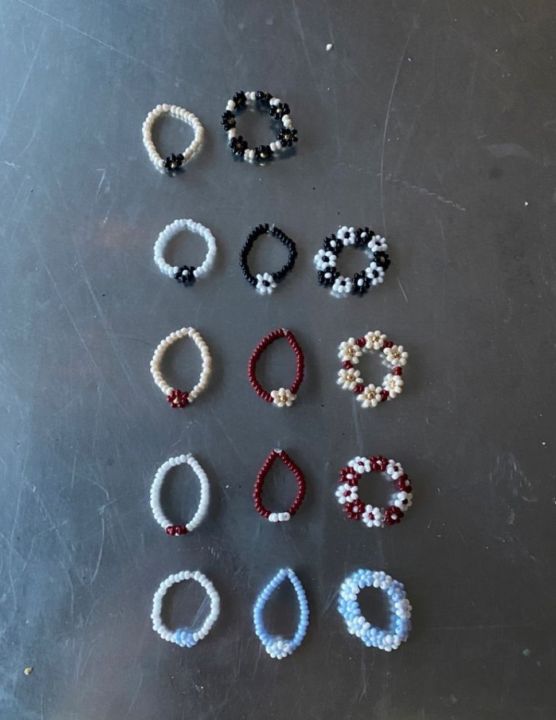 seed%20Beaded%20rings%20cute%20rings%20set%20unique%20fashion%20for%20girls%20-%20Image%204