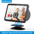 SPORTLINK Table Holder for Echo Show 8 3rd Generation 2023 Magnetic Stand Adjustable Tilt Angle Anti Slip Base Accessories Black.