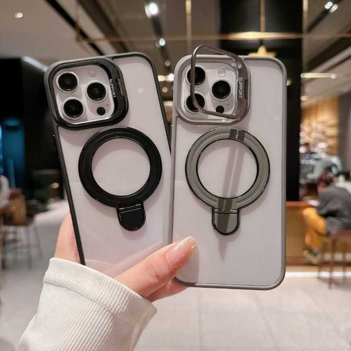 Double Stand Case For Apple iPhone 11 12 13 14 15 16 Pro & Max Series ...
